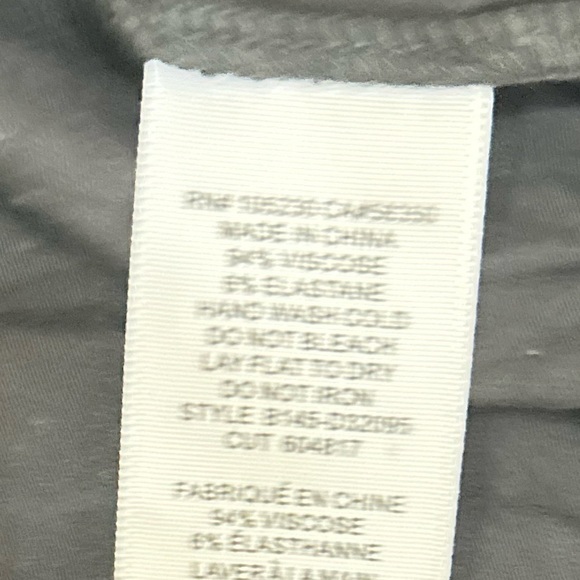 Soft Joie black smocked sleeveless drop waist jersey mini dress size small - Picture 9 of 9